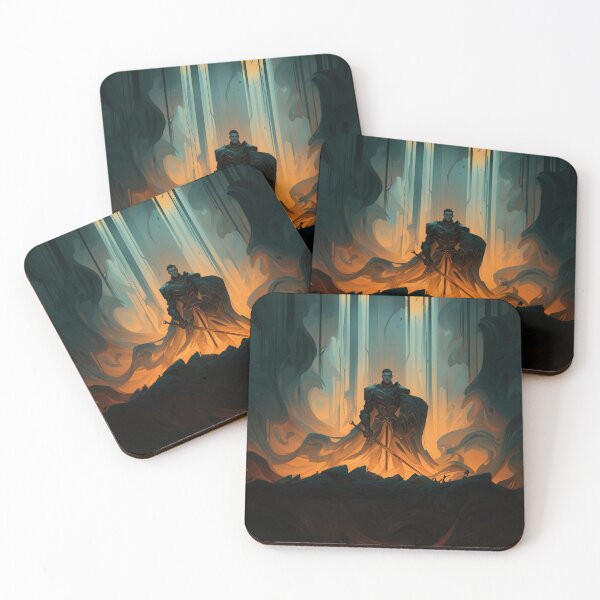Item preview, Human Paladin in Fiery Shadows designed and sold by johlanh.