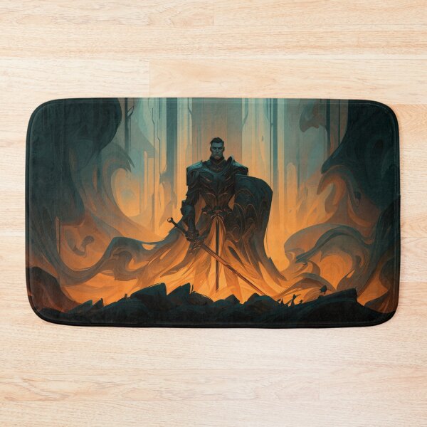 Item preview, Human Paladin in Fiery Shadows designed and sold by johlanh.
