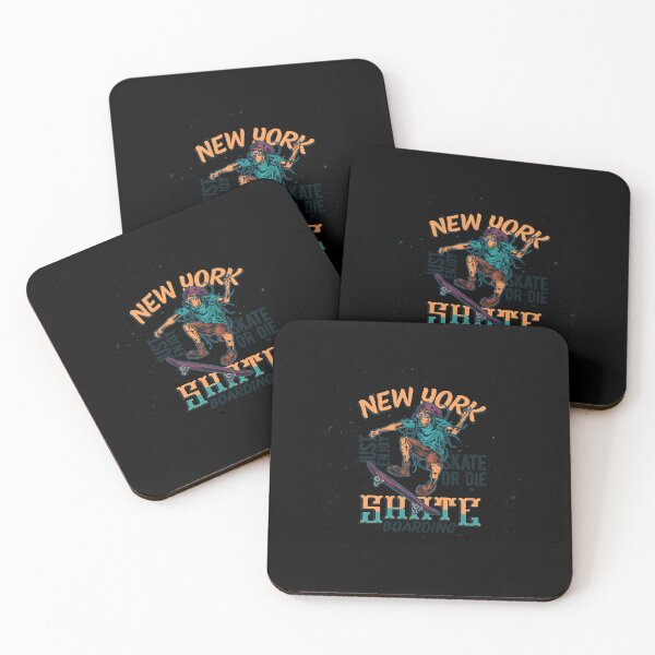 Item preview, New York Skate - Vintage NYC Streetwear & Retro Skateboard Design designed and sold by DesignsCornerCo.