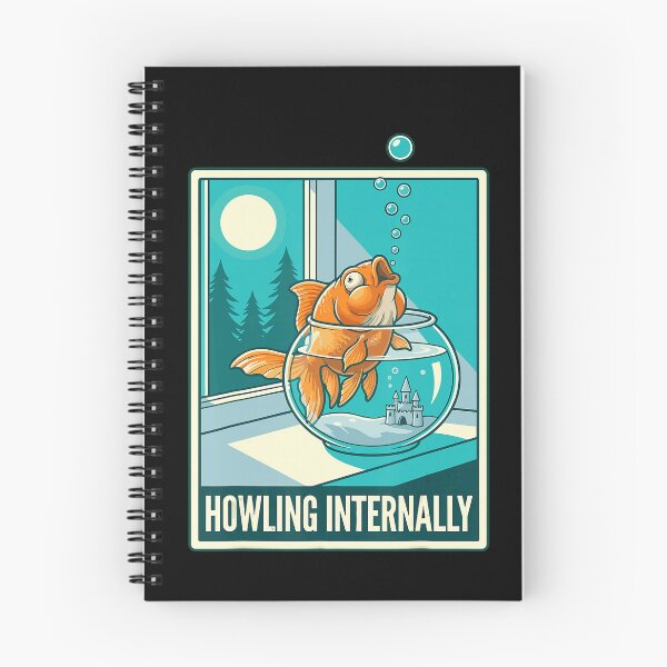 Item preview, Howling Internally Goldfish Funny Fish Bowl Meme designed and sold by VioletNance.