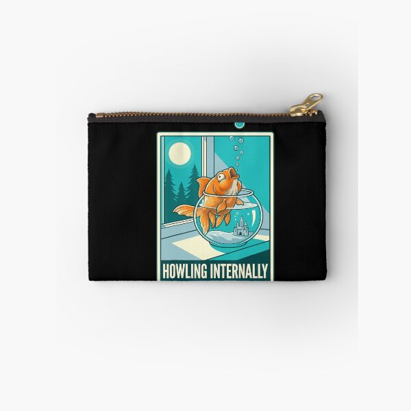 Item preview, Howling Internally Goldfish Funny Fish Bowl Meme designed and sold by VioletNance.