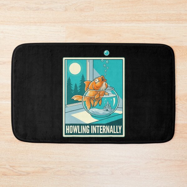 Item preview, Howling Internally Goldfish Funny Fish Bowl Meme designed and sold by VioletNance.