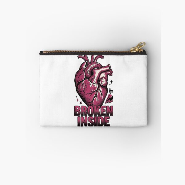 Item preview, Broken Inside – Anatomical Heart Engraving Art designed and sold by @SHINTOSARTSTORE.