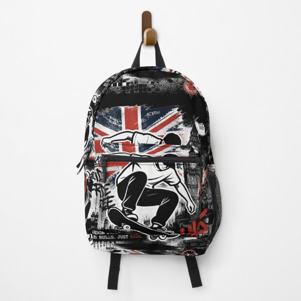 Item preview, London Street Skateboarder – Urban UK Graffiti Style designed and sold by NeonSketch Lab.
