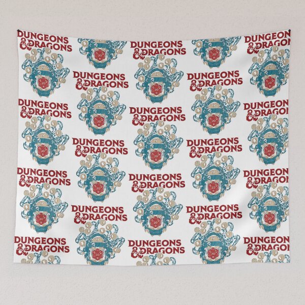 Item preview, The Dungeons And Dragons Retro Wave designed and sold by ShibumiStyles.