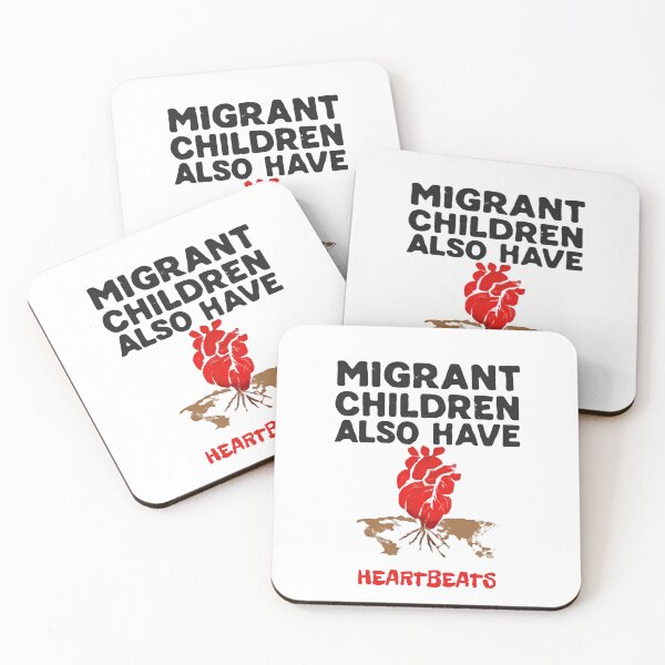 Item preview, Migrant Children Also Have Heartbeats | Human Rights Activism Design designed and sold by CutieGalore.