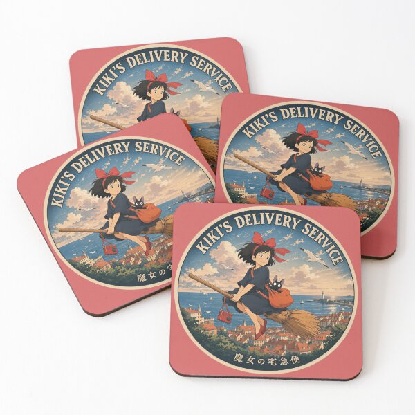 Item preview, Classic illustration of Kiki's Delivery Service in flight designed and sold by killem667.