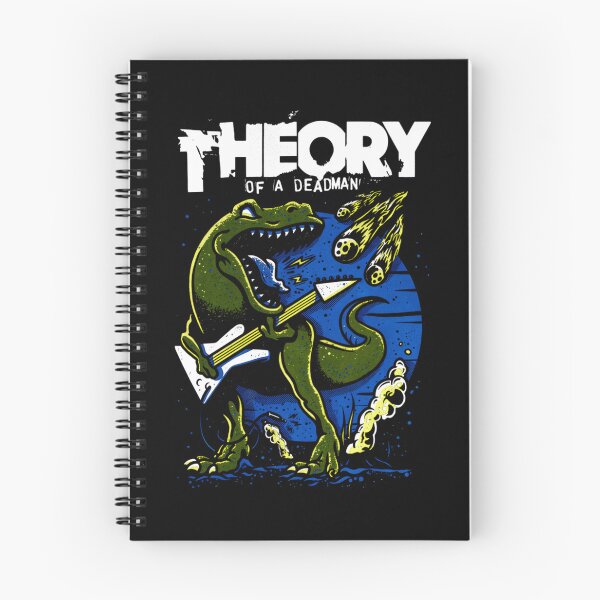 Item preview, Dinosaur Playing Electric Guitar Under Falling Meteors designed and sold by designmaster92.