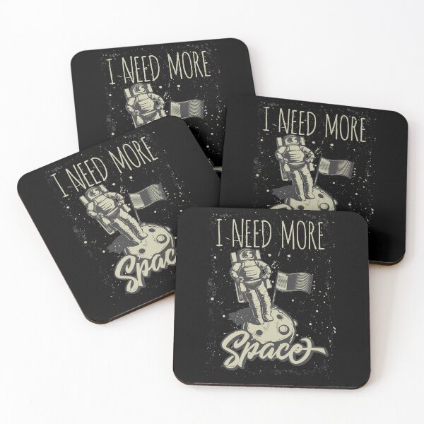 Item preview, I Need More Space - Funny Introvert & Galaxy Astronaut Humor Design designed and sold by DesignsCornerCo.