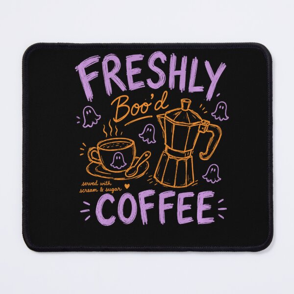 Item preview, Freshly Boo’d Coffee Halloween Ghost Coffee Lover designed and sold by VioletNance.