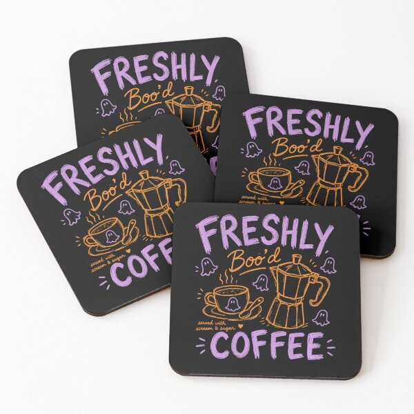 Item preview, Freshly Boo’d Coffee Halloween Ghost Coffee Lover designed and sold by VioletNance.