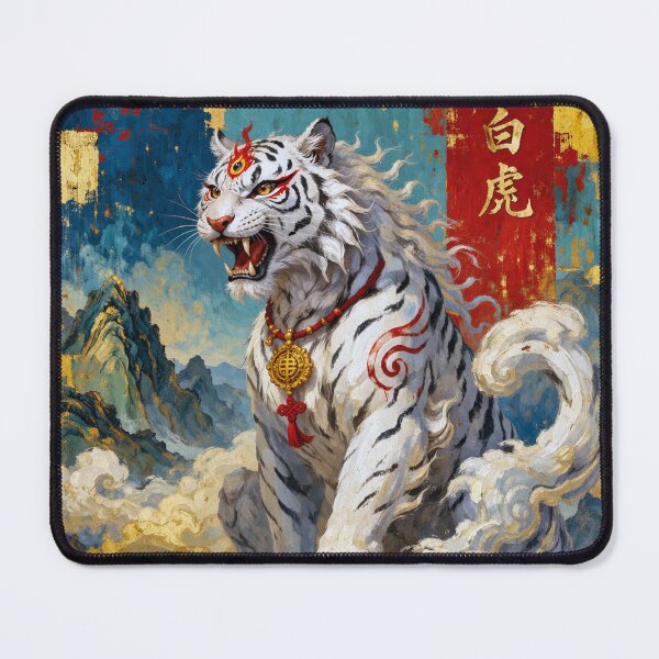 Item preview, White Tiger Majestic Predator Painting designed and sold by GalleryKauffeld.