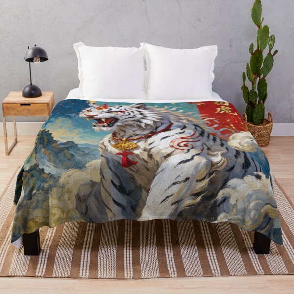 Item preview, White Tiger Majestic Predator Painting designed and sold by GalleryKauffeld.