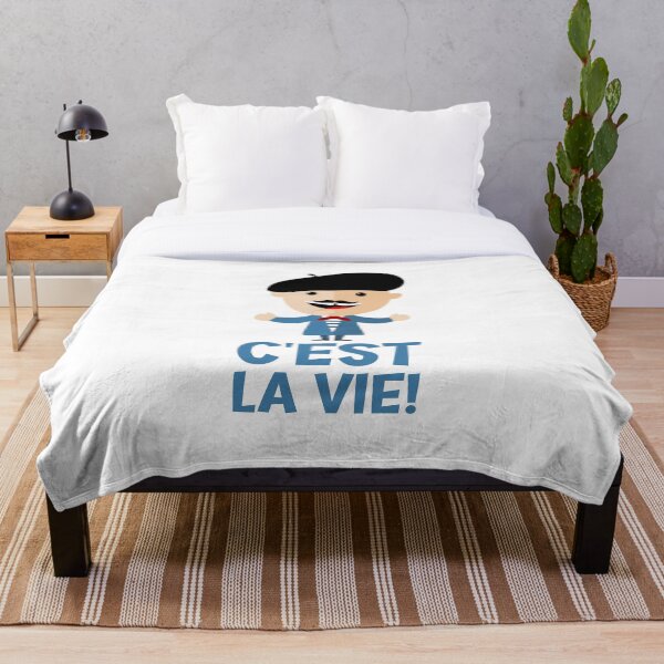 Item preview, C'est La Vie Funny French Man Cartoon Character designed and sold by chaaval.