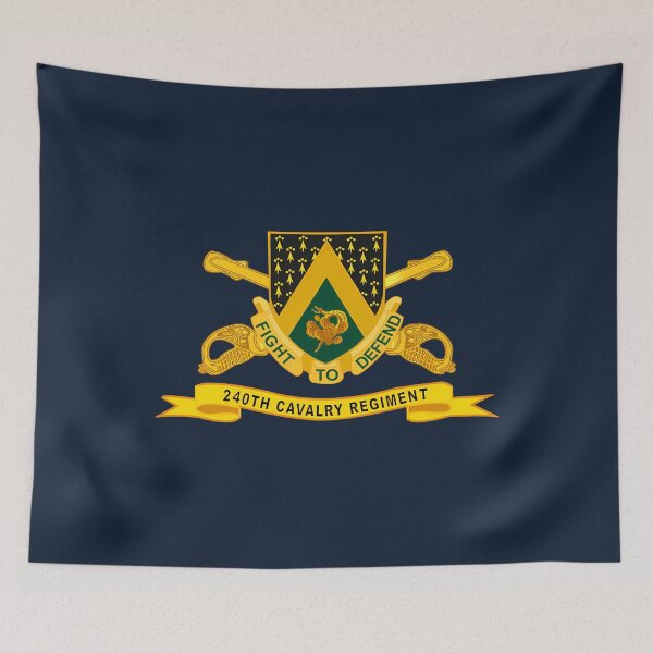 Item preview, 240th Cavalry Regiment Emblem designed and sold by Daikonosoli.