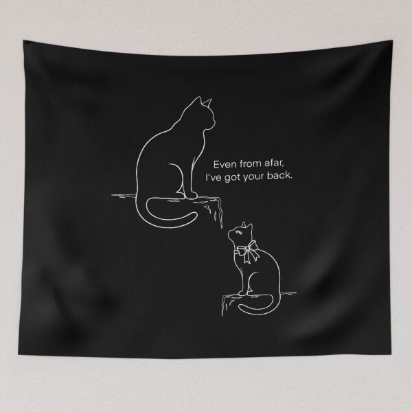 Item preview, Even From Afar - Minimalist Line Art Cat designed and sold by Xyshope.
