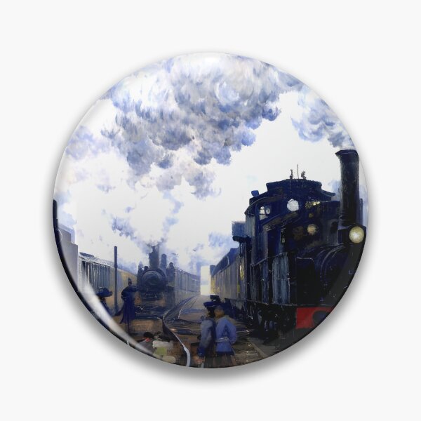 Aperçu de l'œuvre Extérieur de la gare Saint-Lazare, effet de lumière du soleil créée et vendue par artdesignsnow.