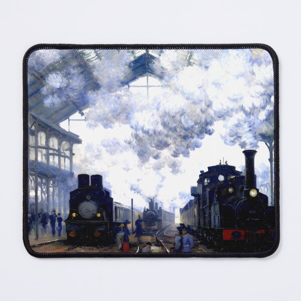 Item preview, Exterior of Saint-Lazare Station, Sunlight Effect designed and sold by artdesignsnow.