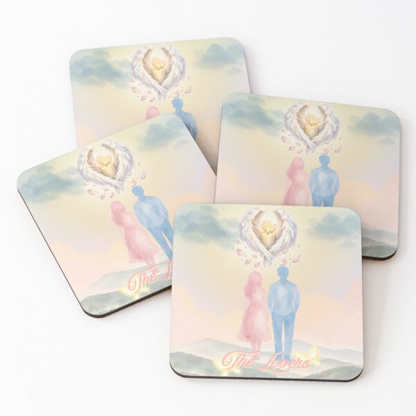 Item preview, Illustration tarot card The lovers  designed and sold by QuicksandCase.