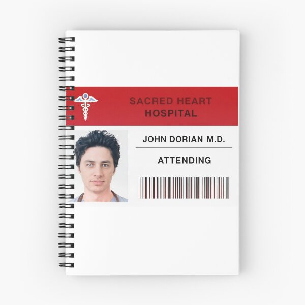 Item preview, Scrubs Sacred Heart Logo TV Series Doctor John Dorian designed and sold by killem667.