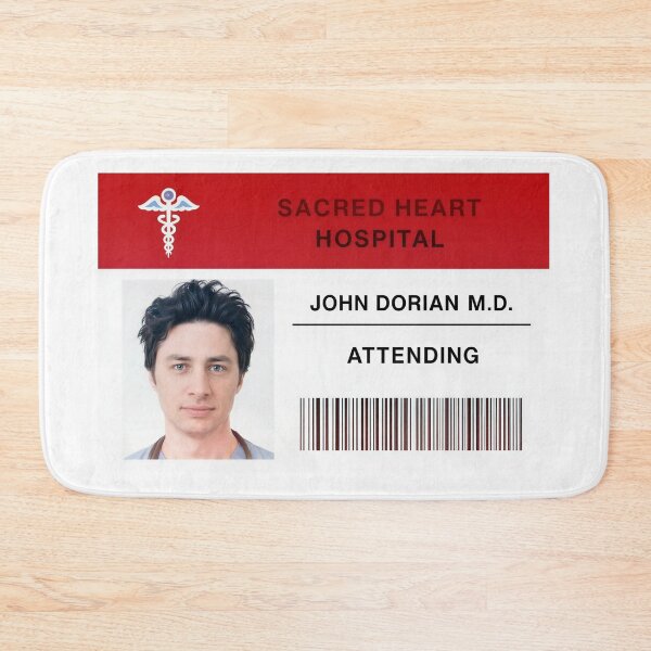 Item preview, Scrubs Sacred Heart Logo TV Series Doctor John Dorian designed and sold by killem667.