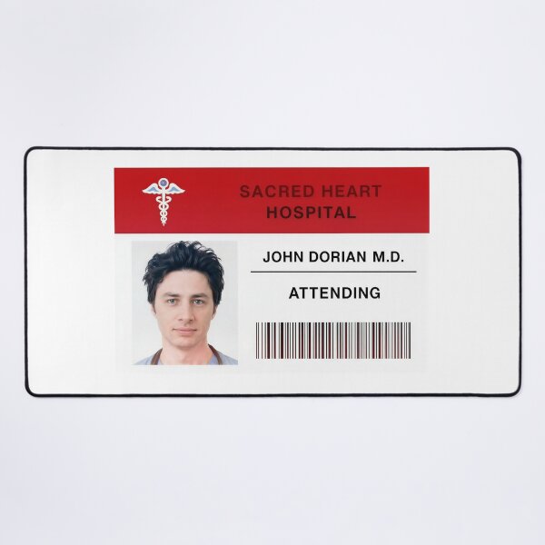 Item preview, Scrubs Sacred Heart Logo TV Series Doctor John Dorian designed and sold by killem667.