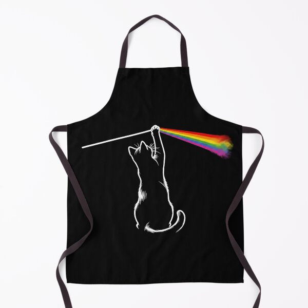 Item preview, Minimalist Cat Catching a Rainbow Beam designed and sold by Shopeon Designs.