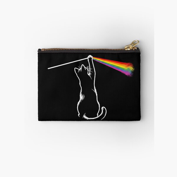 Item preview, Minimalist Cat Catching a Rainbow Beam designed and sold by Shopeon Designs.