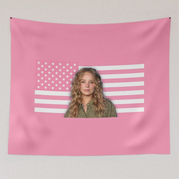 Item preview, Pink Flag Bo Bragason Oona Sterling Point American Flag designed and sold by i4rtny.