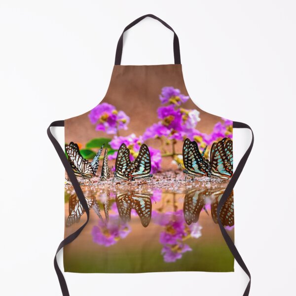 Item preview, Butterfly Garden Reflections – Colorful Butterflies by the Water designed and sold by StyleForge Apparel.
