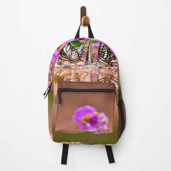 Item preview, Butterfly Garden Reflections – Colorful Butterflies by the Water designed and sold by StyleForge Apparel.