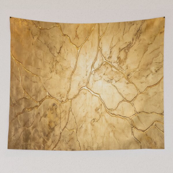 Item preview, A golden wall, like a river landscape in soft natural colors. designed and sold by Segasprojects.