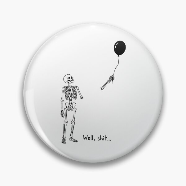 Item preview, Skeleton Lost Balloon designed and sold by milomatchart.