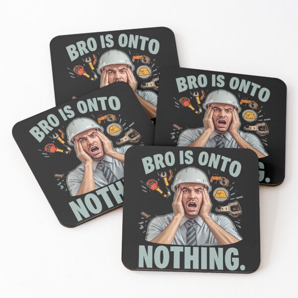 Item preview, Concern Meme Bro Is Onto Nothing, Funny Engineer Meme, Confused Engineer Humor, Engineering Joke, Internet Meme designed and sold by pawsome purrfect.