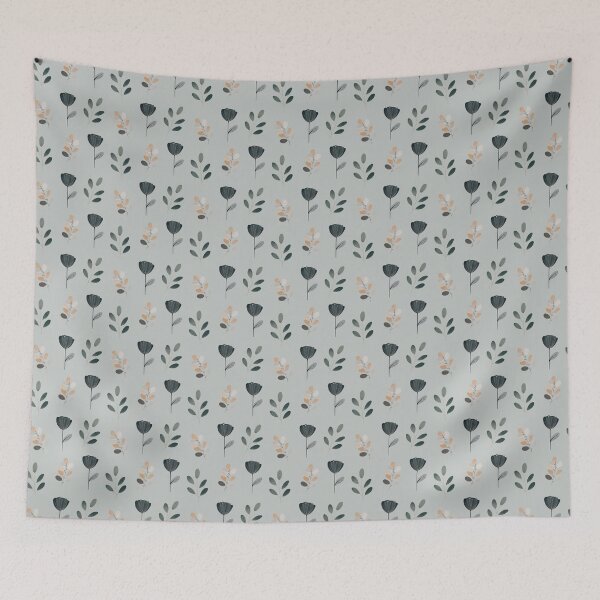 Item preview, A seamless botanical pattern in pastel tones. Boho style. Elegant, feminine, and perfect for timeless botanical designs. designed and sold by ArtFairy38.