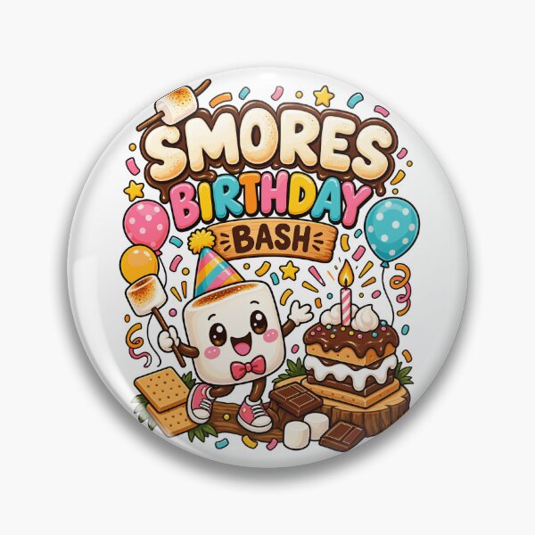 Item preview, Smores Birthday Camping Birthday Party Funny S'mores designed and sold by ZIGLWORKS.