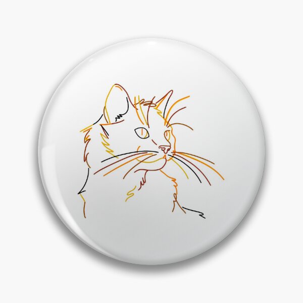 Item preview, Minimalist Cat Line Art Portrait designed and sold by GiaoCalonas.