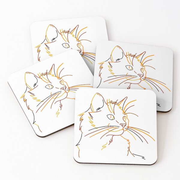 Item preview, Minimalist Cat Line Art Portrait designed and sold by GiaoCalonas.