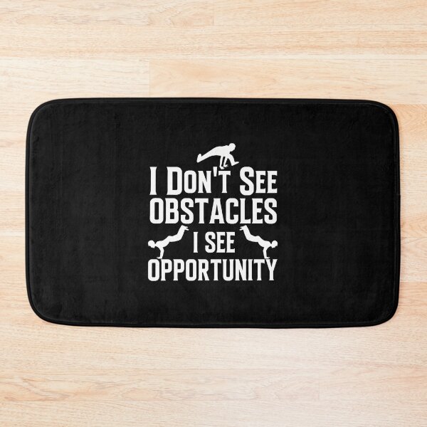 Item preview, I Don't See Obstacles I See Opportunity Motivational Quote Graphic designed and sold by iiqtpowqi.