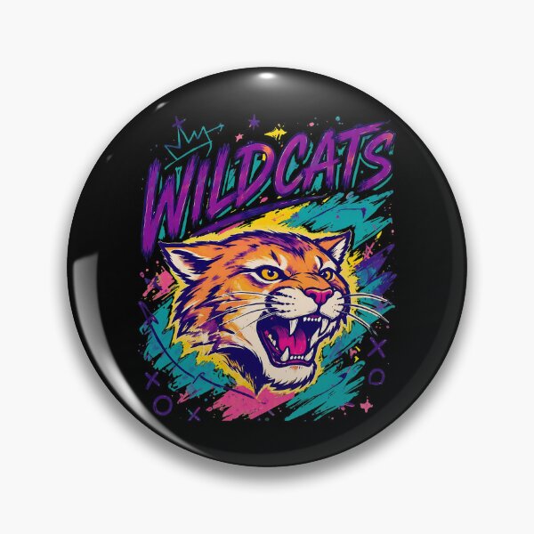 Item preview, Wildcats Neon Graffiti Wildcat Mascot Sports Graphic designed and sold by DillonPac84057.