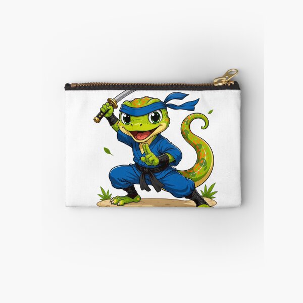 Item preview, Chibi Ninja Lizard Warrior Cartoon designed and sold by Krincydigitalart.
