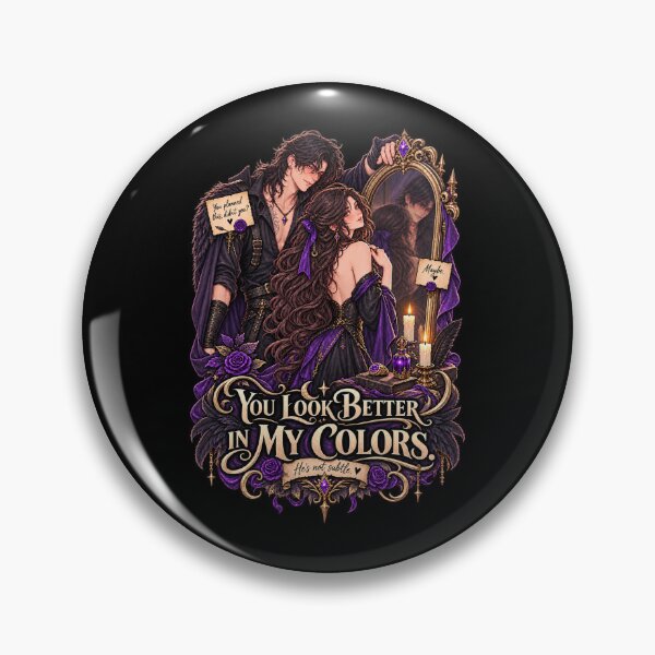 Item preview, You Look Better in My Colors – Dark Romance Couple  designed and sold by JPCuteDesign.