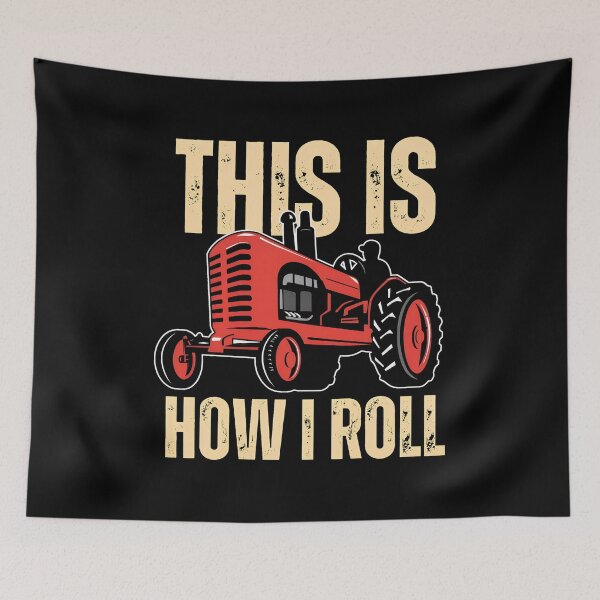 Item preview, Retro Red Tractor This Is How I Roll Farm Life designed and sold by GiaoCalonas.