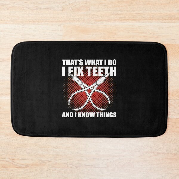 Item preview, I Fix Teeth And Know Things Dental Humor Graphic designed and sold by iiqtpowqi.