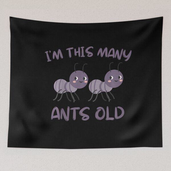 Item preview, I’m This Many Ants Old Funny 2nd Birthday designed and sold by VioletNance.