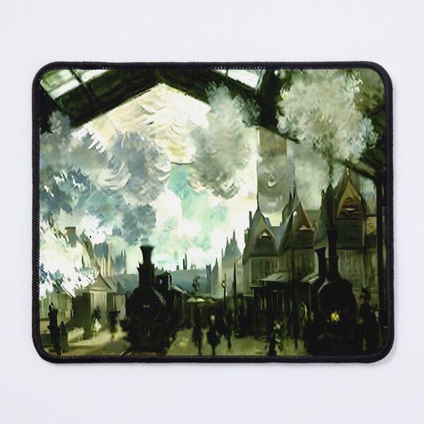 Item preview, Exterior of Saint-Lazare Station designed and sold by artdesignsnow.