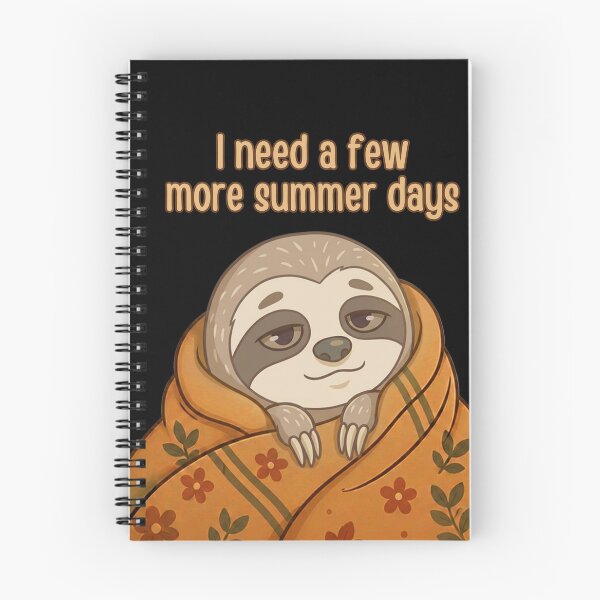 Item preview, I Need a Few More Summer Days Funny Sloth designed and sold by T-version.