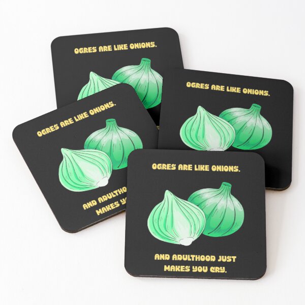 Item preview, Ogres Are Like Onions Adulthood Makes You Cry Funny Parody designed and sold by Mircea786.