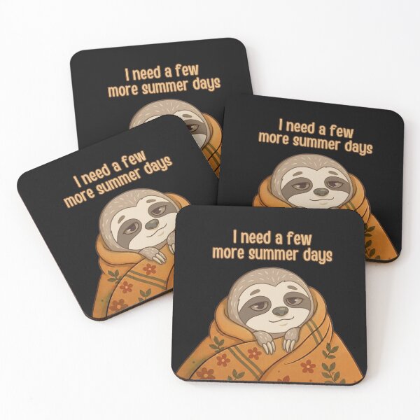 Item preview, I Need a Few More Summer Days Funny Sloth designed and sold by T-version.