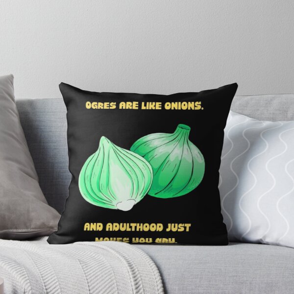 Item preview, Ogres Are Like Onions Adulthood Makes You Cry Funny Parody designed and sold by Mircea786.